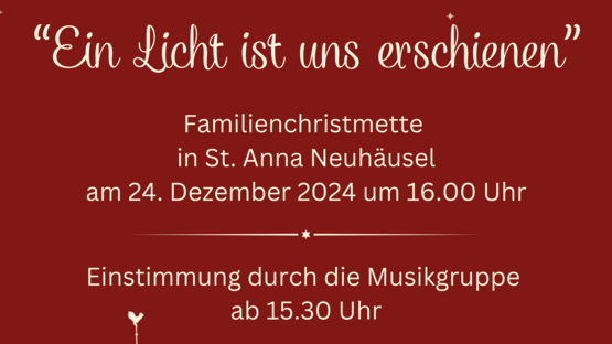 Familienchristmette in Neuhäusel