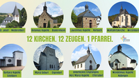 12 Kirchen. 12 Zeugen. 1 Pfarrei.