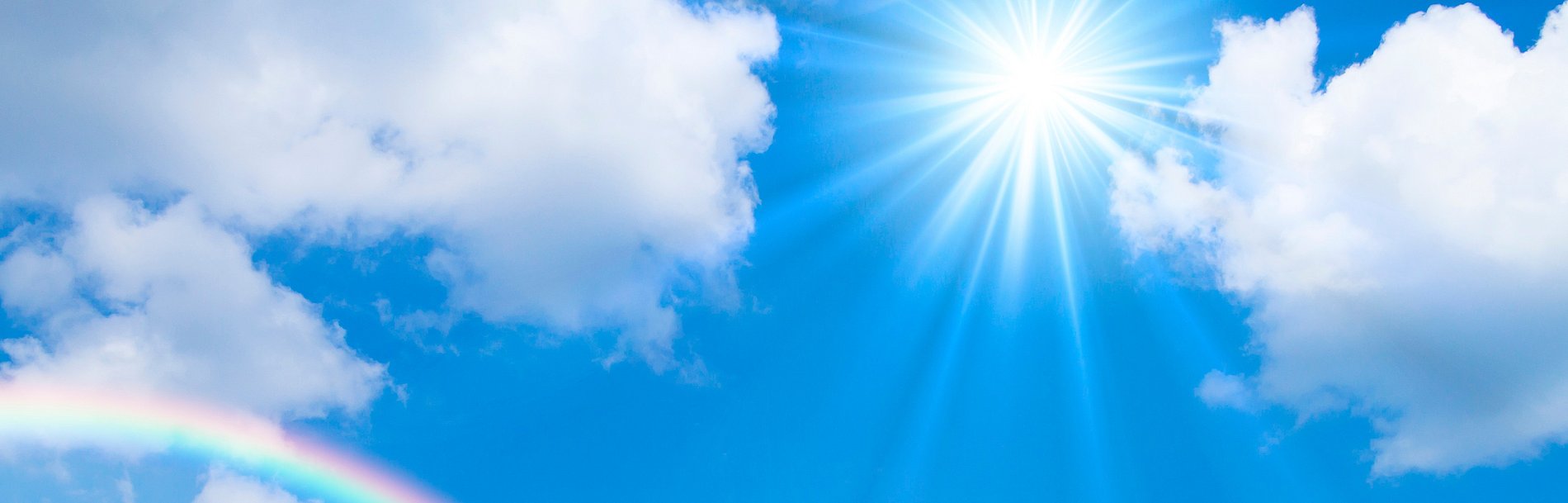 青空, 太陽, 光, 紫外線, 陽光, uv, 空, 雲, 晴天, バックグラウンド, 背景, 虹, 夢, コピースペース