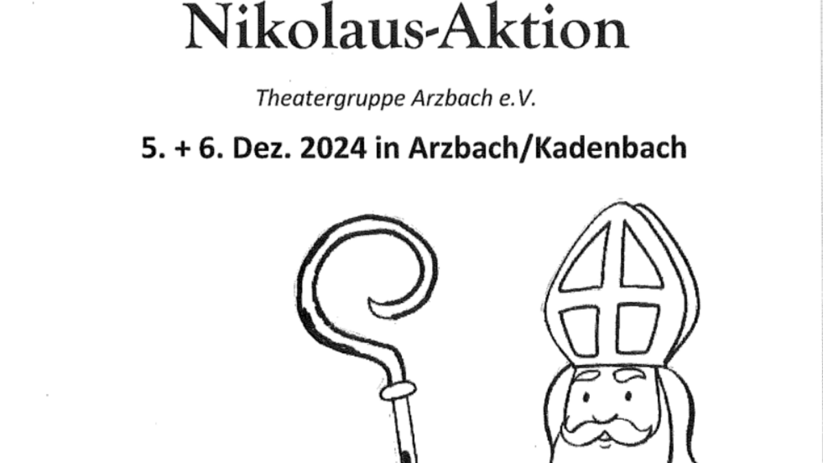 Nikolaus-Aktion der Theatergruppe Arzbach e.V.